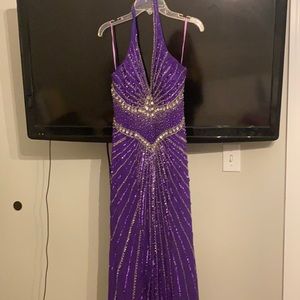 Purple gown